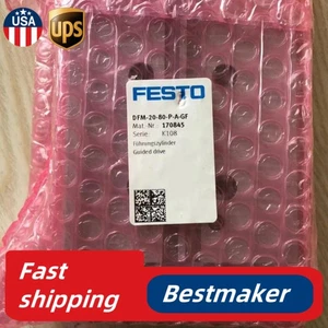 US FREE TAX New Festo DFM-20-80-P-A-GF 170845 Guided drive - Picture 1 of 4