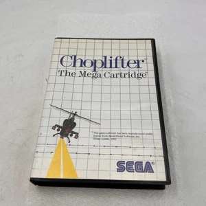 Choplifter (Sega Master System, 1986) komplett mit Handbuch getestet (009) - Bild 1 von 6