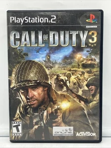 Call of Duty 3 - Sony PlayStation 2 PS2 - Preloved - FREE SHIPPING - Picture 1 of 4
