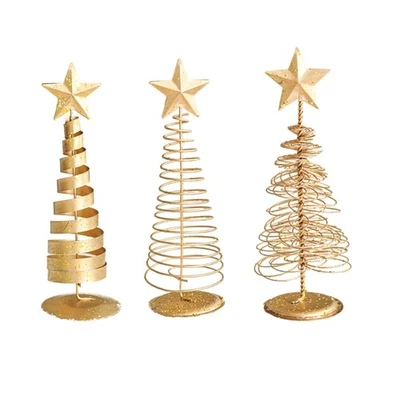 Christmas Trees Decorations Five-Pointed Star Christmas Tree Desktop Ornaments - Image 1 of 4
