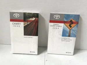 2020 Toyota Camry Owners Manual Set With Navigation Guide OEM - Bild 1 von 3