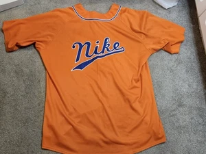 XXL Vintage Nike Baseball Jersey Stitched Detroit Tigers Colors Orange - Picture 1 of 7