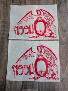 Two Official QUEEN Iron On T-Shirt Transfers - Imagen 1 de 11