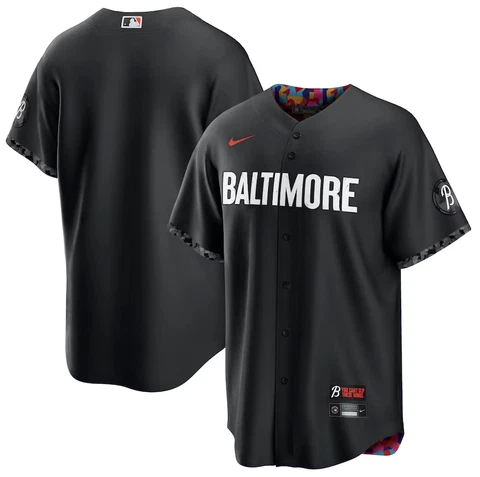 Men's Baltimore Orioles Black 2023 City Connect Replica Jersey Cover