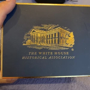 White House Historical Association, Präsidenten Kaffeetasse, goldener Rand & Griff - Bild 1 von 4