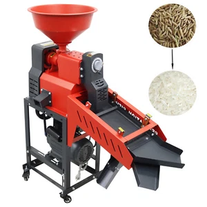 220V Rice Mill W/2.2mm&2.5mm Vibrating Screen for Rice/Millet/Corn 130-170kg/h - Picture 1 of 23