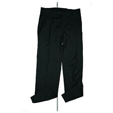 Phönix Algeri Men Fabric Suit Pants Business Thin 50 W34 L32 Black Striped New