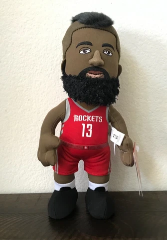 2018 James Harden #13 NBA Houston Rockets 10” Plush Bleacher Creature Figure Cover