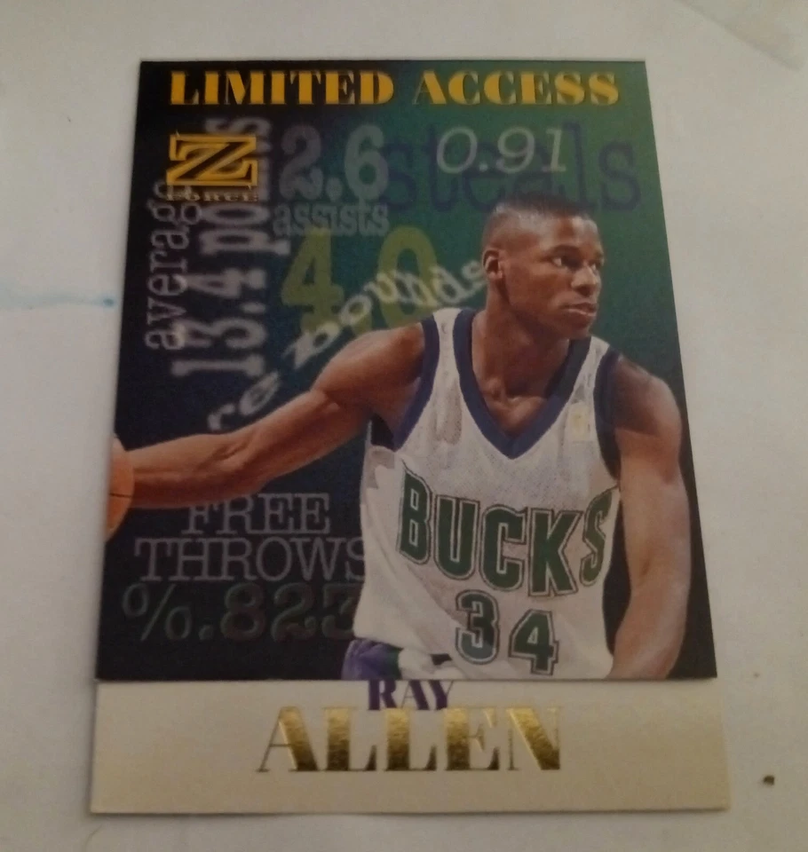 RAY ALLEN 1997-98 Skybox Z Force Limited Access #2 (2nd Year INSERT) MINT - Image 1 of 1