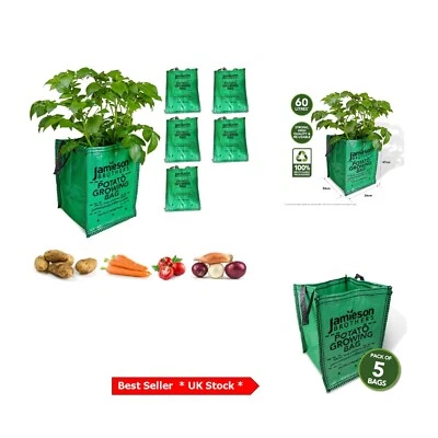 Compact 18x12x12 Potato Planter Bags - Moveable and Functional Garden Solution - Image 1 of 4