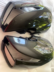 Suzuki Carbon Fiber B King 2007- 2011 Side Scoops Bailers Fuel Indicator Intakes - Picture 1 of 3