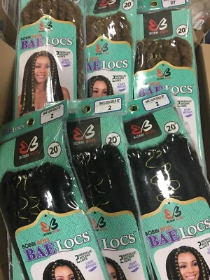 Bobbi Boss Trenzas de ganchillo de pelo sintético Bae Locs 20” #27 Color 6-pk Foto 1 de 4