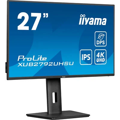 iiyama ProLite XUB2792UHSU-B6, LED-Monitor, 68,5 cm (27 Zoll), UHD, schwarz - Bild 1 von 4