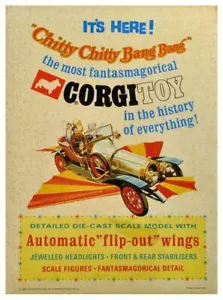 Corgi Toys 266 Chitty Chitty Bang Bang Poster Advert Sign Leaflet A1/A2/A3/A4 - Picture 1 of 1