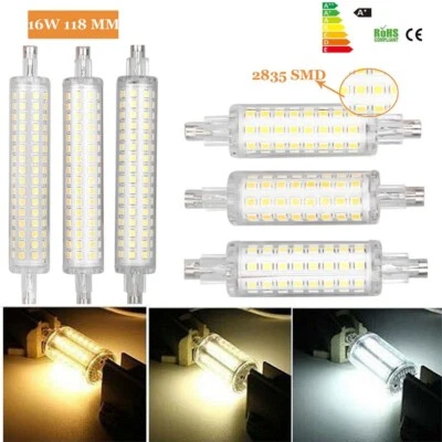 R7S J78mm J118mm 12W 16W SMD 2835 LED Flood Light Bulbs Replacement Halogen Lamp - Image 1 of 4