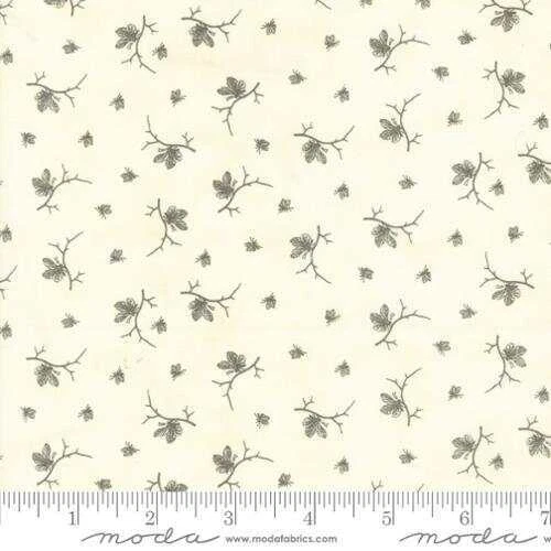 Moda COLLECTIONS ETCHINGS Parchment/Charcoal 44338 11 Quilt Fabric By The Yard - Image 1 of 1