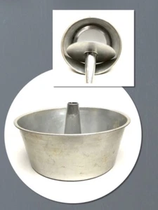 Aluminum Round Bundt Angel Food Baking Cake Pan Removable Center Tube 122324 - Picture 1 of 4