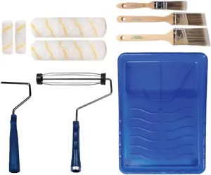 Paint Roller Set, Paint Brush, Paint Tray - 10 Piece Set - Roller Paint Brush... - Picture 1 of 9