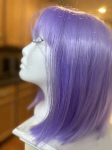 Tailor For Gorgeous You Púrpura Sintético Cabello 2 Pelucas Gorra Cabello Recto - Imagen 1 de 7