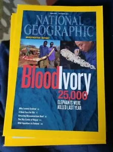 NATIONAL GEOGRAPHIC OCTOBER 2012 - BLOOD IVORY, ELEPHANTS, RIO, NEPAL'S CAVES - Picture 1 of 1