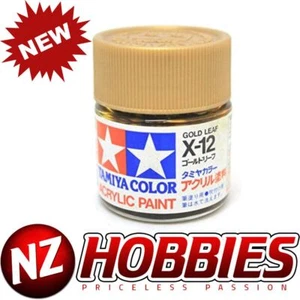 TAMIYA TAM81012 Acrylic X12 Gloss Gold Leaf - Picture 1 of 2