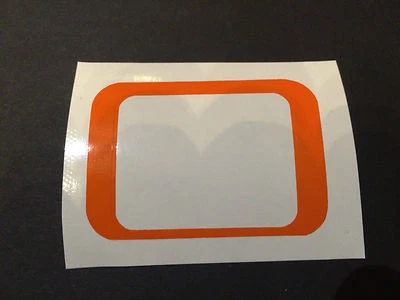 Aufkleber Tamiya Actros Dachluckenrahmen in orange - Bild 1 von 3