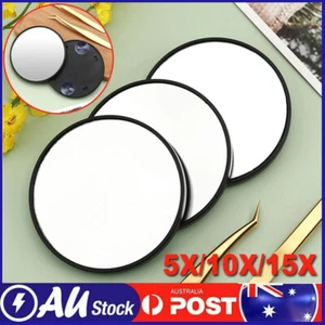 5X/10X/15X Magnifying Makeup Mirror Suction Cup Cosmetic Magnification Glass - Picture 1 of 11