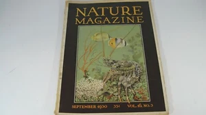 Nature Magazine September 1930 Fish VG No ML 020817jhe - Picture 1 of 3