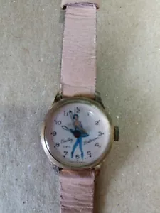 Vintage Bradley Ballerina Wind-Up Wrist Watch Swiss Ticks Original Band - Picture 1 of 7