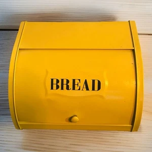 Brotkasten gelb Metall - Bild 1 von 5