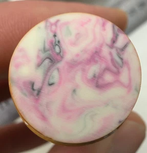 Catalin Faturan Bakelit Stab rosa Wirbelkern Bernstein Schale 50er Jahre UdSSR Material 63g - Bild 1 von 8