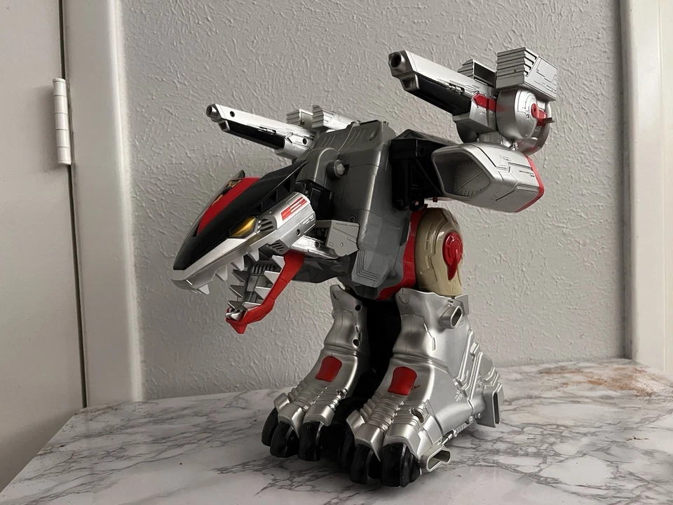 Power Rangers: Time Force - Deluxe Quantasaurus Q-Rex Megazord LEER Foto 1 de 4