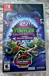 TMNT Teenage Mutant Ninja Turtles Splintered Fate Deluxe Editon Nintendo Switch - Bild 1 von 2