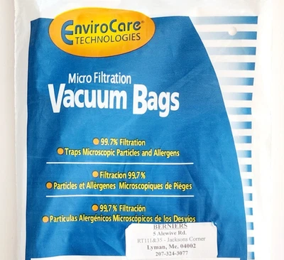Hoover Type SR Vacuum Bags Lot Of 3 NEW Micro Filtration 325 Envirocare BAGS1 - Image 1 of 3