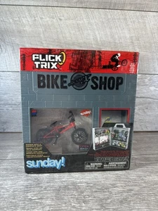 Flick Trix Bike Shop Sunday Display Case And Red BMX Bike BMX New - Picture 1 of 14
