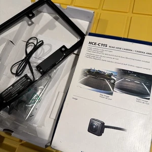Alpine Universal Extended Wide View Rear Camera HCE-C115 New + frame - Picture 1 of 9