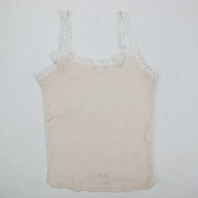 Vintage Hollister Cami Mujer XS Encaje Coqueta Ángel Arco Pequeño Cottagecore Foto 1 de 4