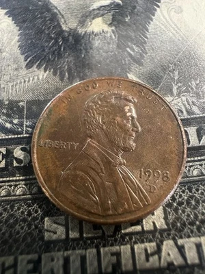 1998 D Lincoln Wheat Penny With Double Die Error See Description (*126) - Image 1 of 4