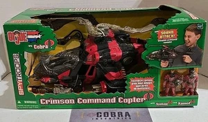 GI JOE ~ 2003 CRIMSON COMMAND COPTER ~TWINS XAMOT & TOMAX ~ MISB - Picture 1 of 8