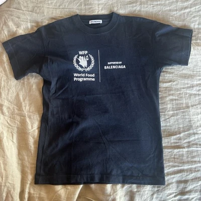 Balenciaga x WFP World Food Programme t-shirt in Black XXS - Image 1 of 4