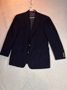 Polo Ralph Lauren Blazer dunkelblau 42R Wollmischung Zweiknöpfe Goldknöpfe - Bild 1 von 18