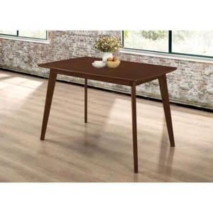 Kersey Dining Table with Angled Legs Chestnut - Picture 1 of 8