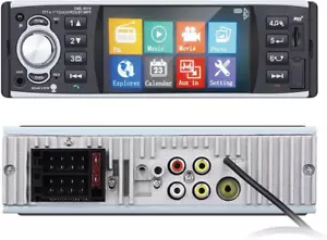 Bluetooth Car Stereo 12V 4.1 Inch Touch Screen Auto Audio TF SD Usb Memory Slot - Picture 1 of 7