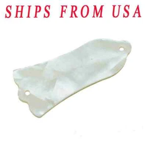 White Pearl Guitar Truss Rod Cover 2 Hole Fits Gibson Les Paul - Picture 1 of 5