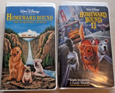 Homeward Bound 1 & 2 VHS The Incredible Journey - Lost in San Francisco - Image 1 of 4