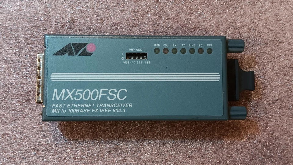Transceptor Allied Telesyn Fast Ethernet AT-MX500FSC Foto 1 de 4