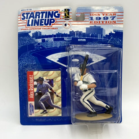 1997 Starting Lineup Alex Rodriguez Seattle Mariners SLU Kenner Sports Figure Cover