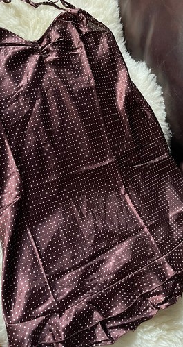 UNDERCOVER Abbigliamento Sottocoperta Taglia Large Pois Marrone Negligee