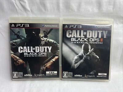 US SELLER - PlayStation 3 PS3 Call Of Duty Black Ops 1 & 2 II Set Japan Import - Image 1 of 3