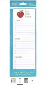 Cruscotto Planner Insegnante Snap-in con 72 Adesivi Mele Motivazionali - Foto 1 di 3